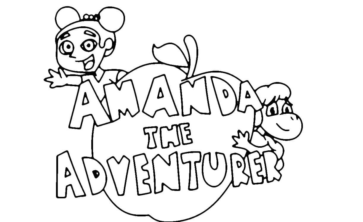 Amanda the Adventurer Coloring Pages