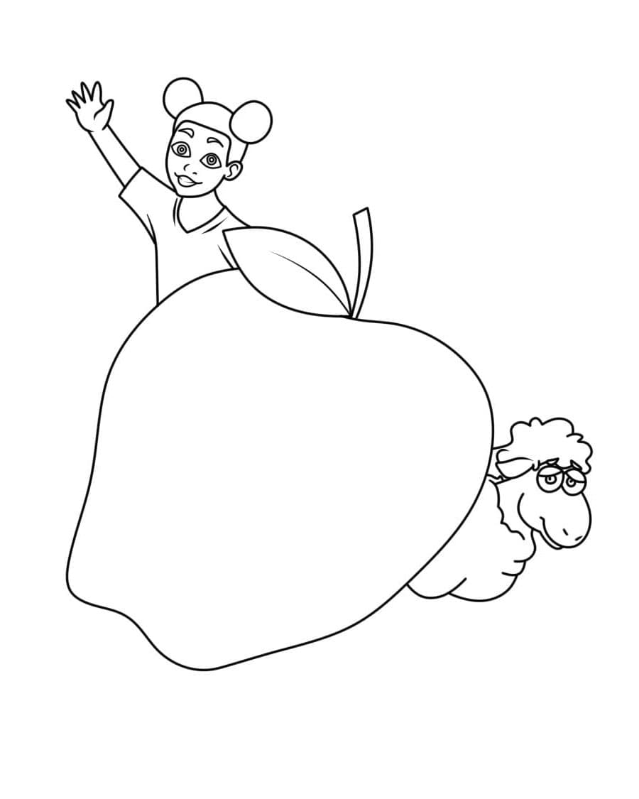 Amanda's Free Adventures Coloring Page