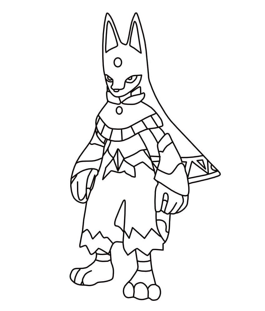 Anubis Companion Coloring Pages