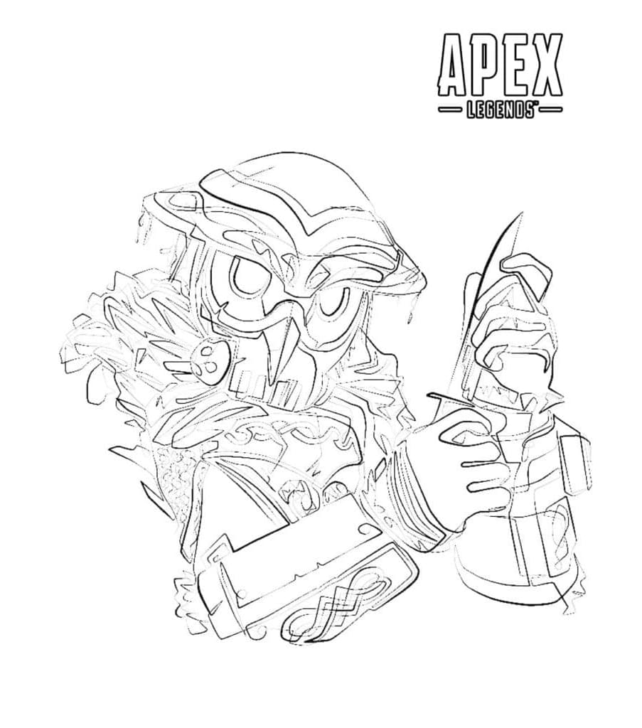 Apex Legends Free Printable Coloring Page