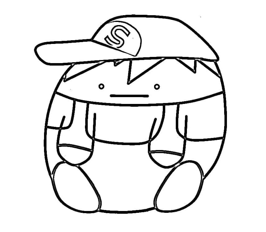 Beeg SMG4 Free Printable Coloring Page