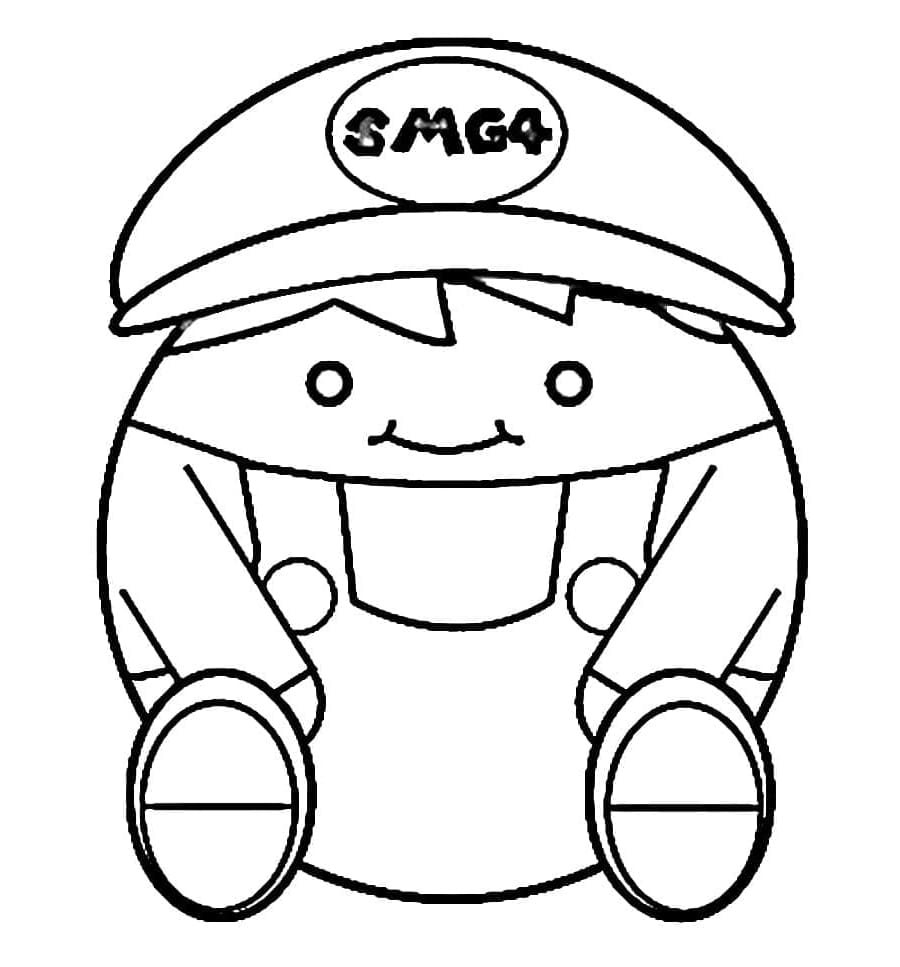 Beeg SMG4 Happy Coloring Page