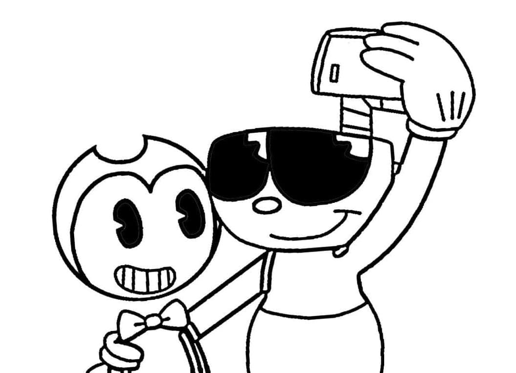 Bendy Dynamic Duos Coloring Page