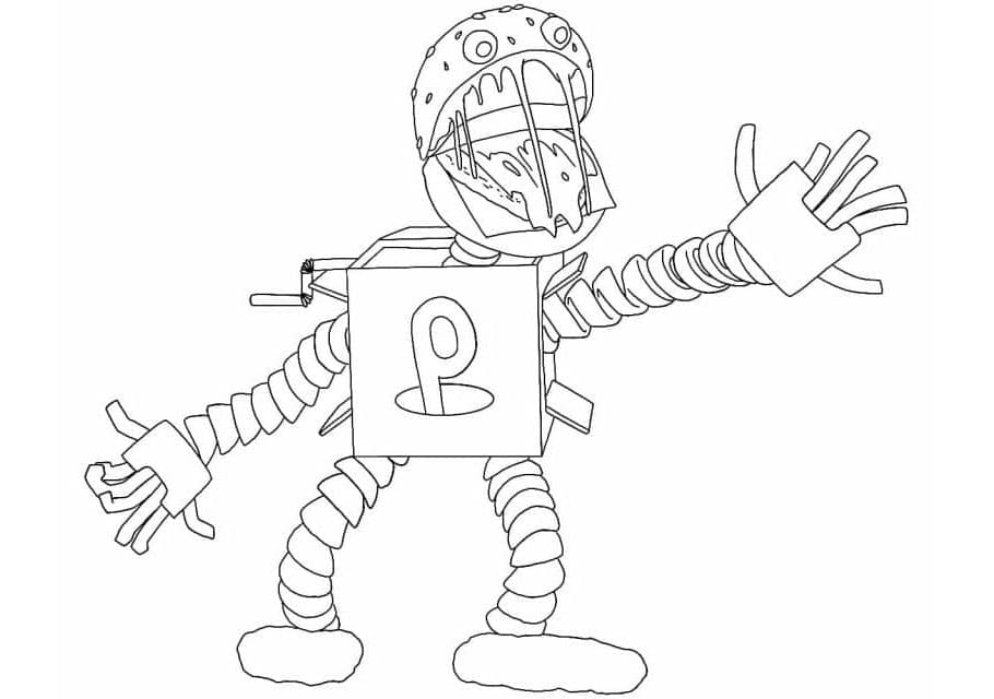 Boxy Boo Prints Coloring Page