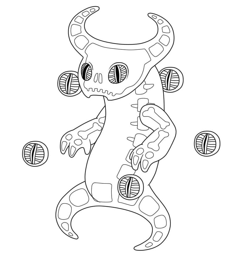 Breed Rare Ghazt My Singing Monsters Coloring Page