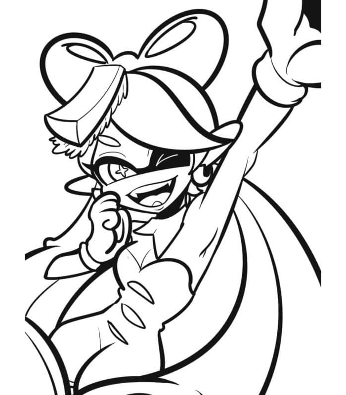 Callie the Incomparable Beauty Coloring Page