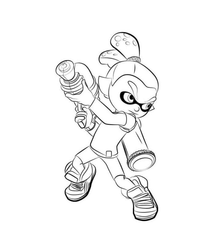 Callie's Beloved Bomb Launcher Coloring Page