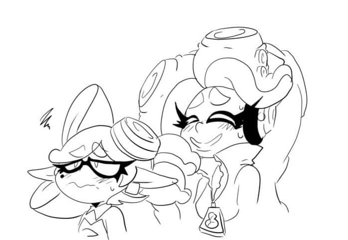 Callie's Mischievous Teasing Coloring Page