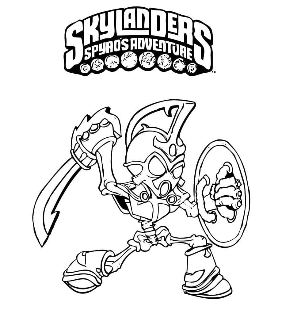 Skylanders Coloring Pages