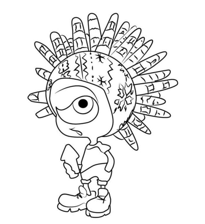 Cosmic Being Coloring Page