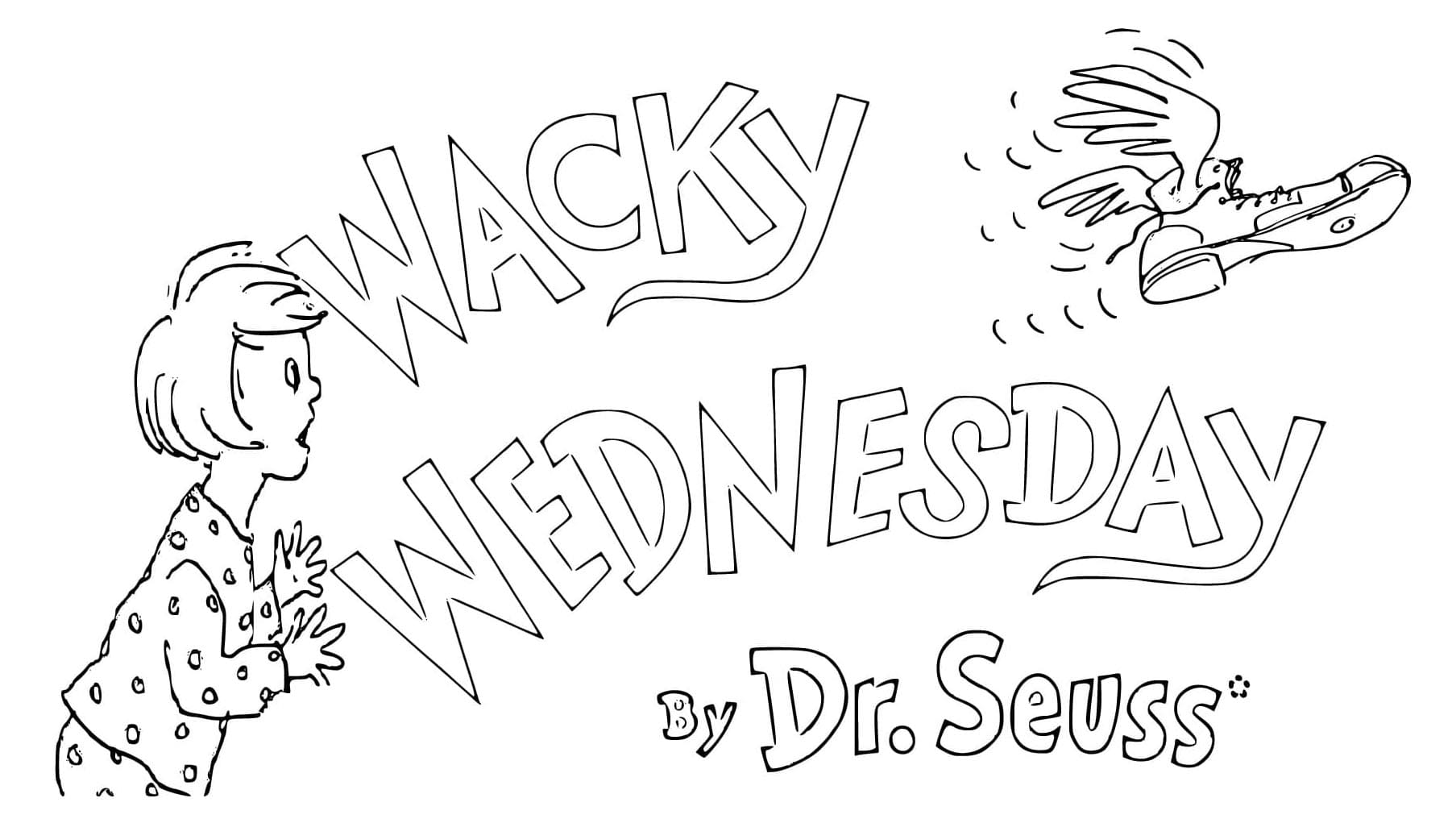 Wacky Wednesday Coloring Pages