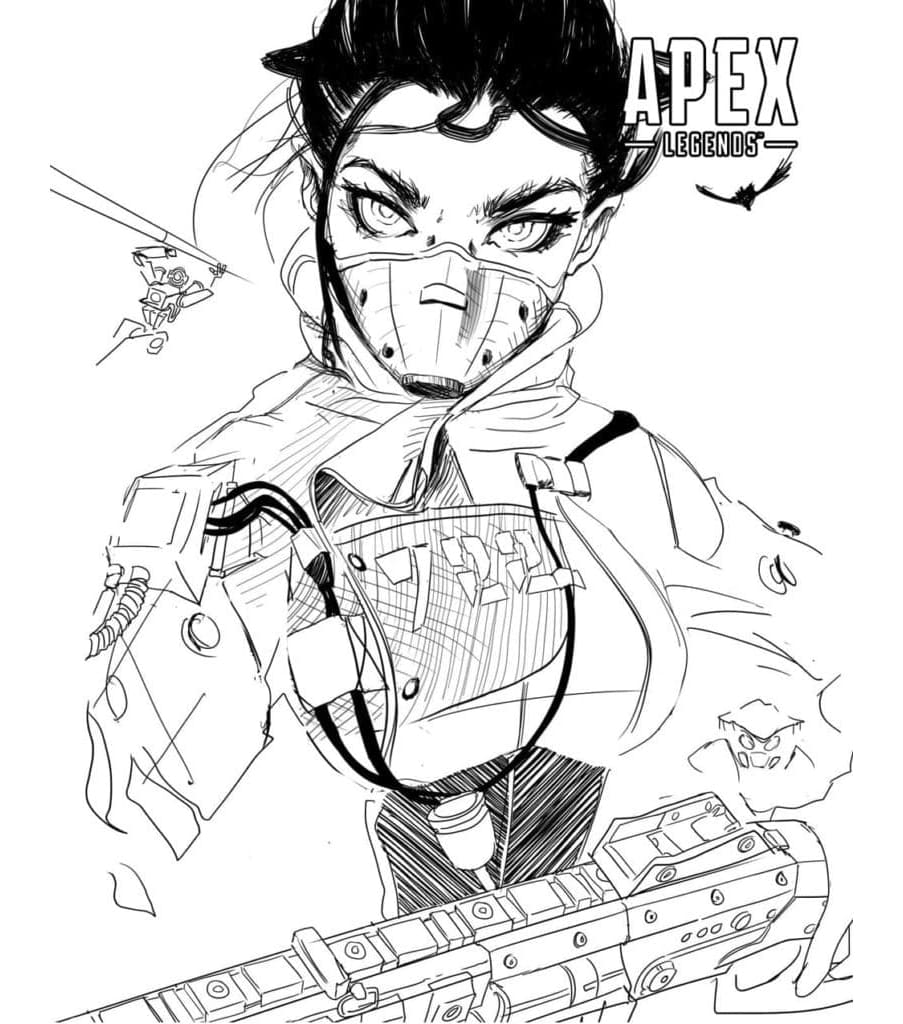 Free Apex Legends For kids Coloring Page