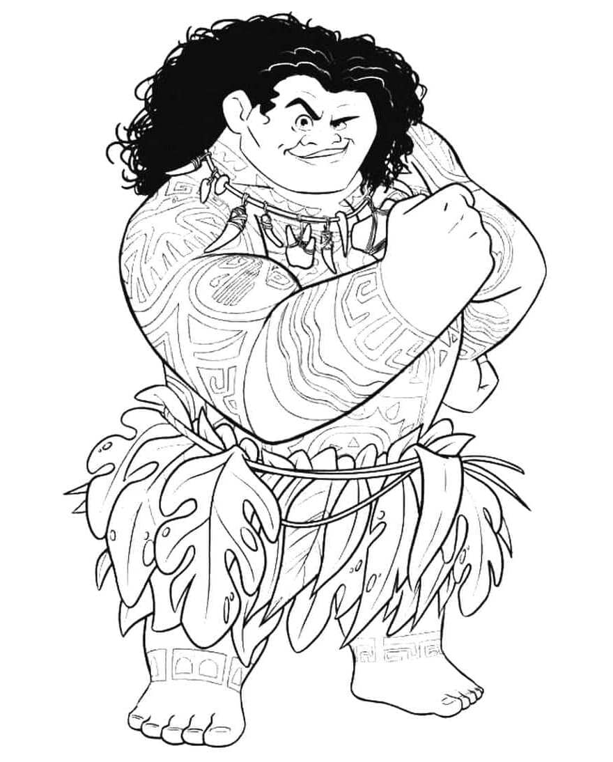 Free Maui is Cool Coloring Page