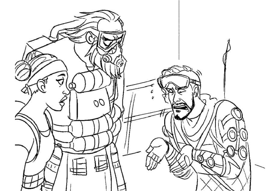 Free Print Apex Legends Coloring Page