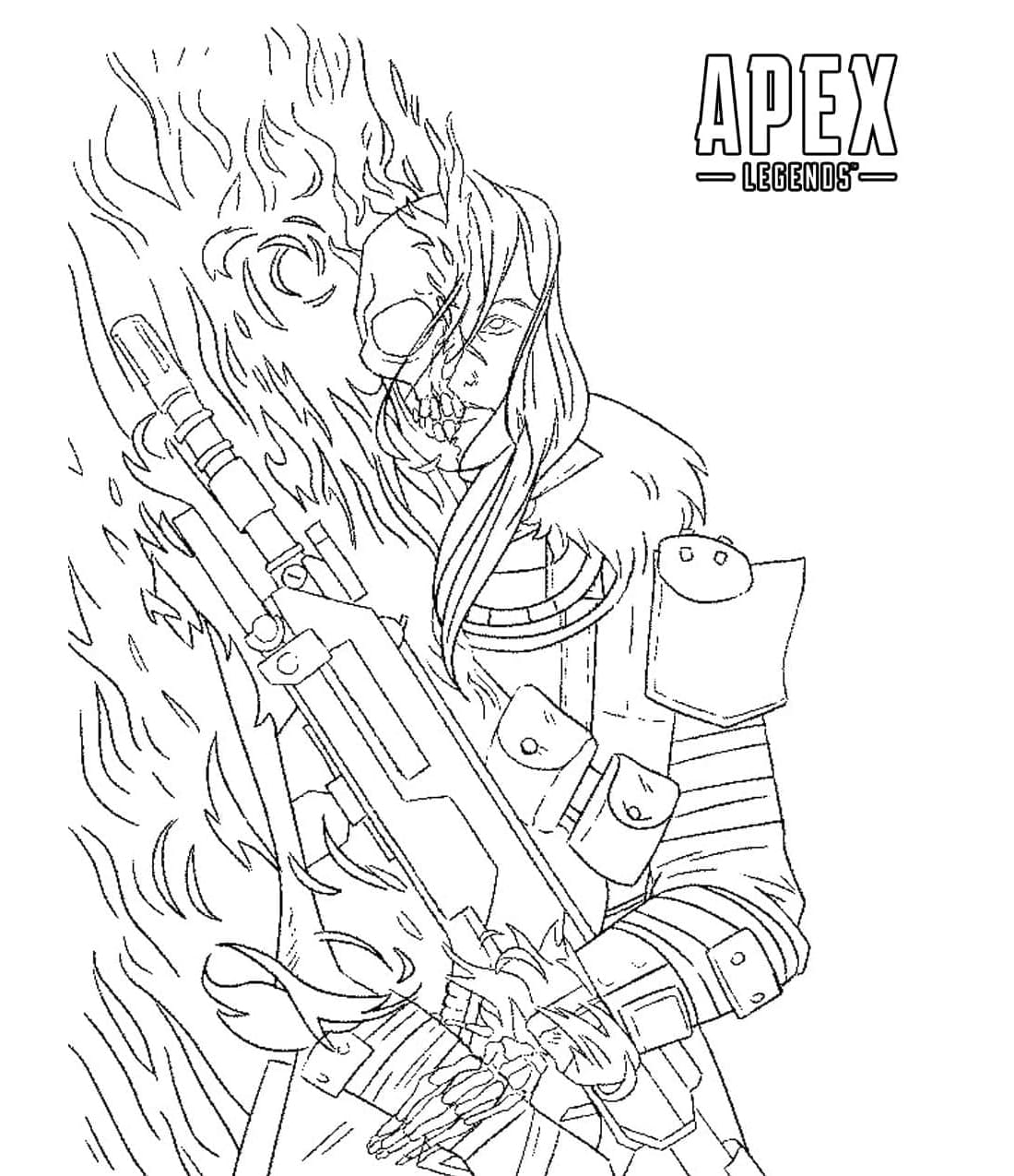 Free Printable Apex Legends Coloring Page