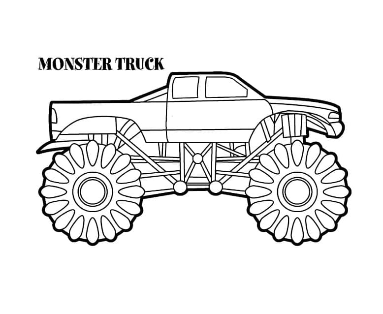 Good Monster Free For Kids Coloring Page