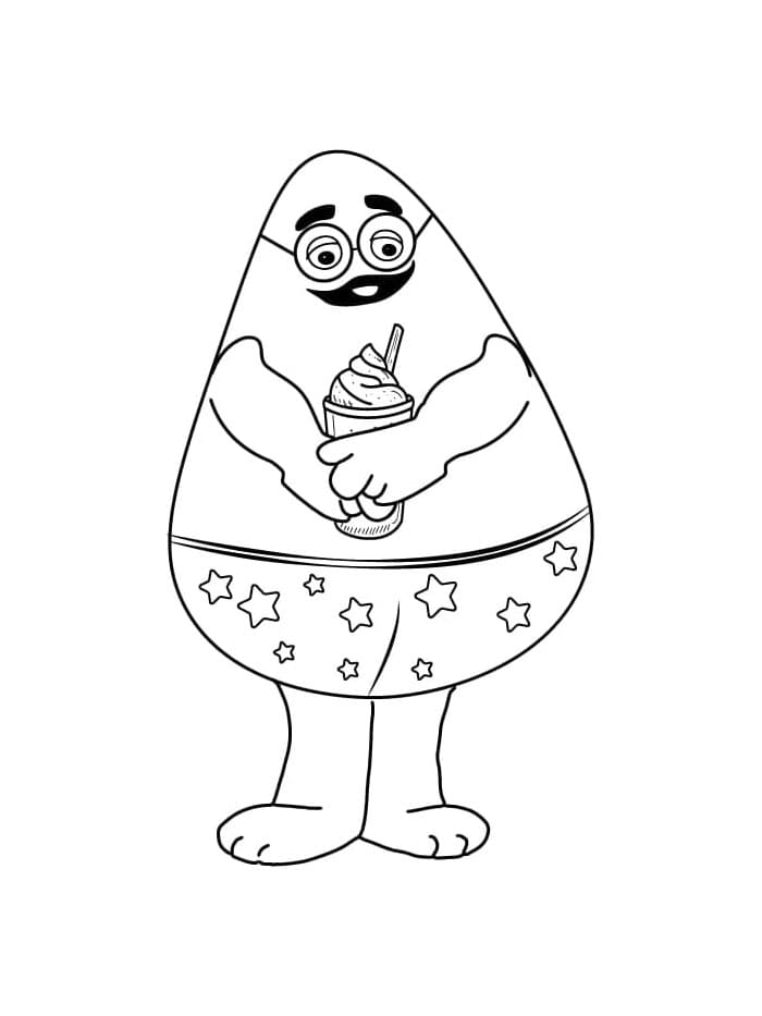 Grimace for Printing Coloring Page