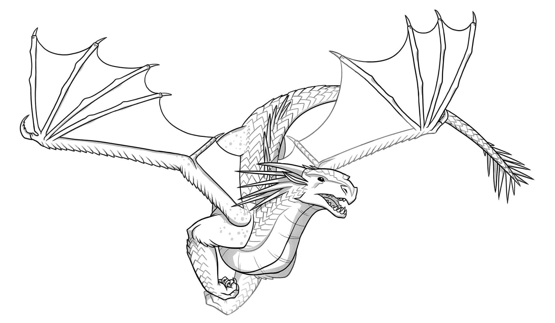 Icewing Guardian Wings Coloring Page