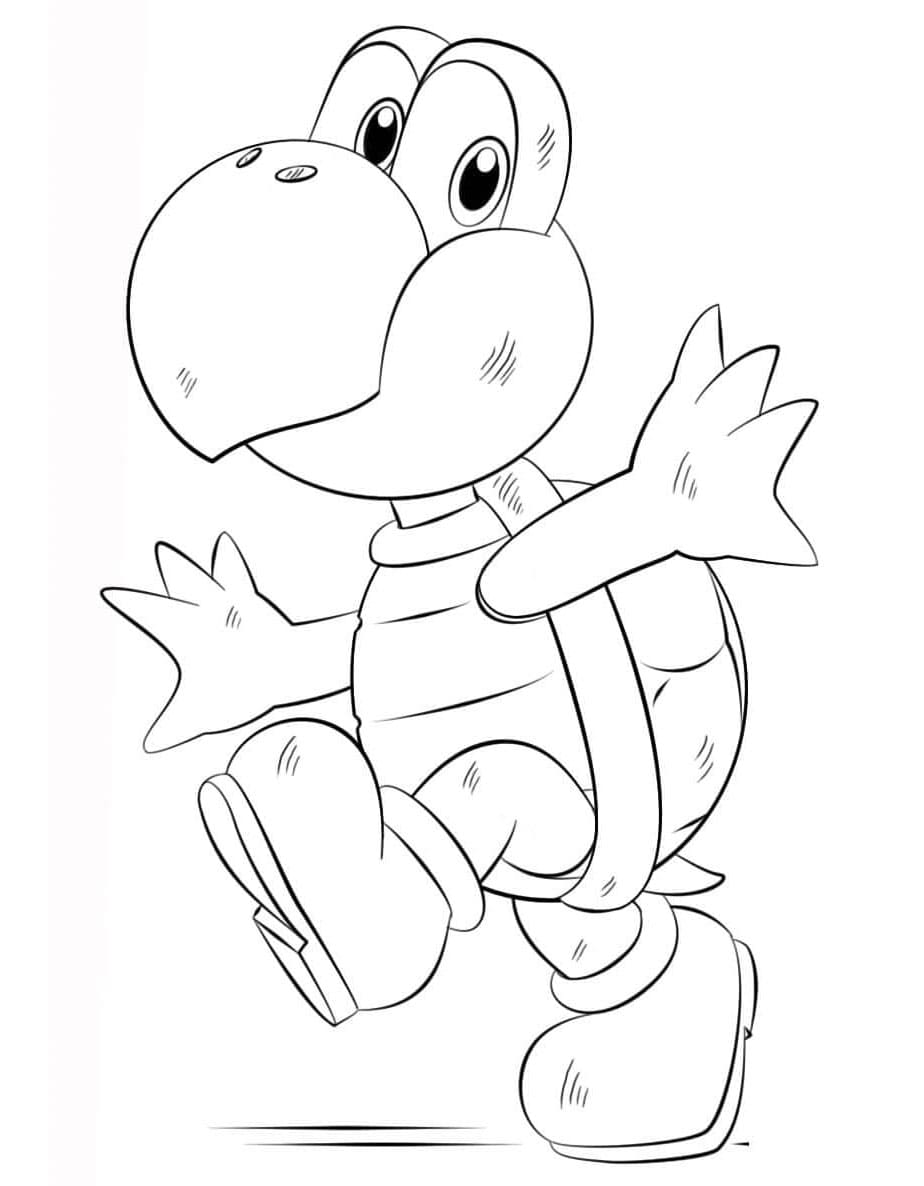 Koopa Charm Coloring Page