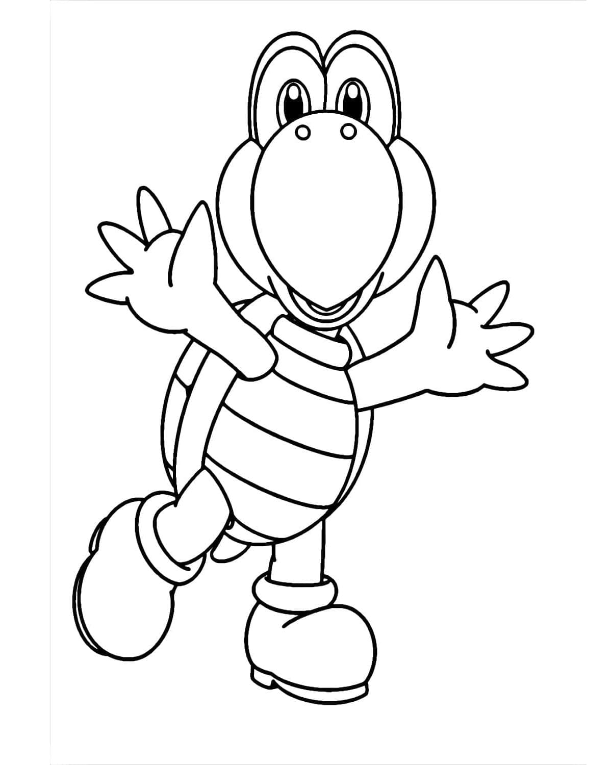 Koopa Mario's Minion Coloring Page