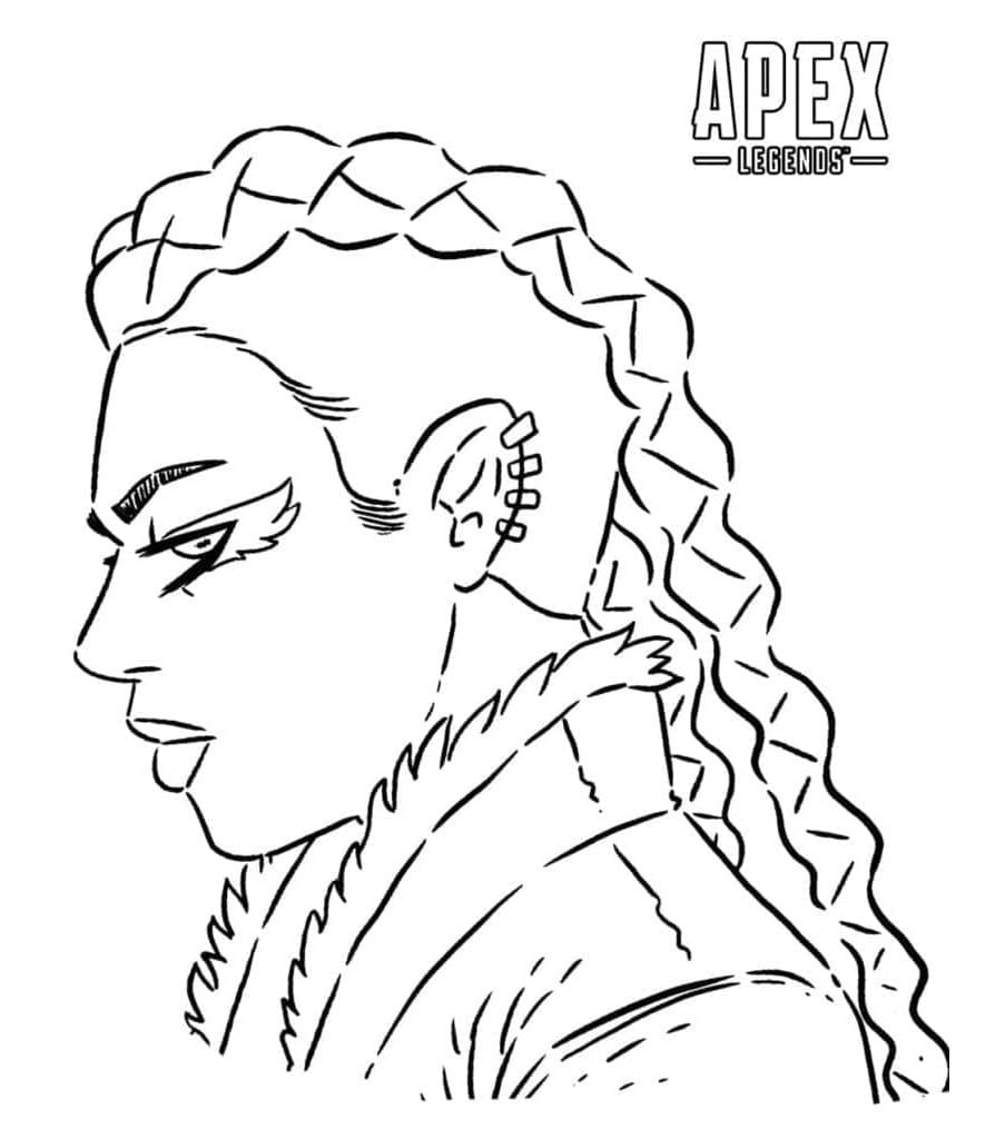 Loba From Apex Legends Coloring Page