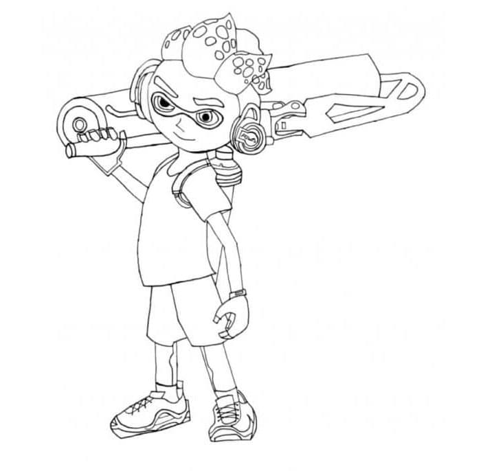 Marie's Inkrabsklad Adventure Coloring Page