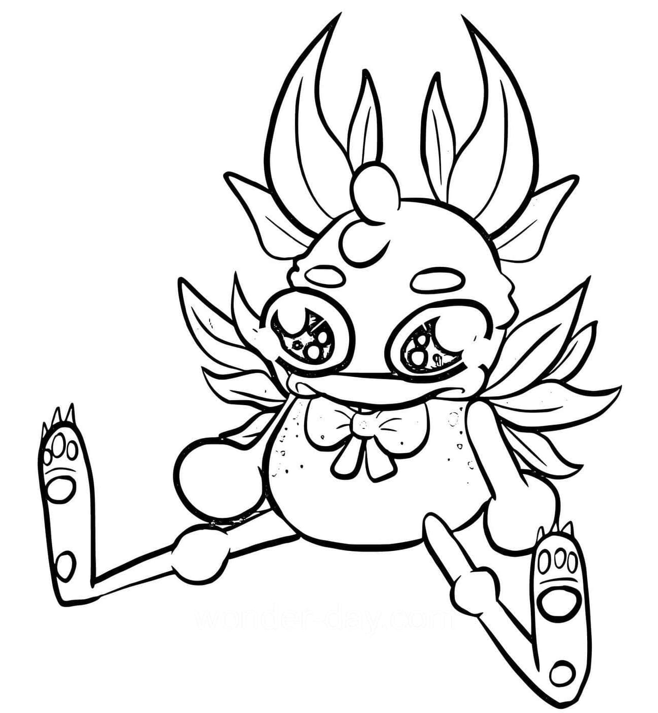 My Singing Monsters for Free Coloring Page