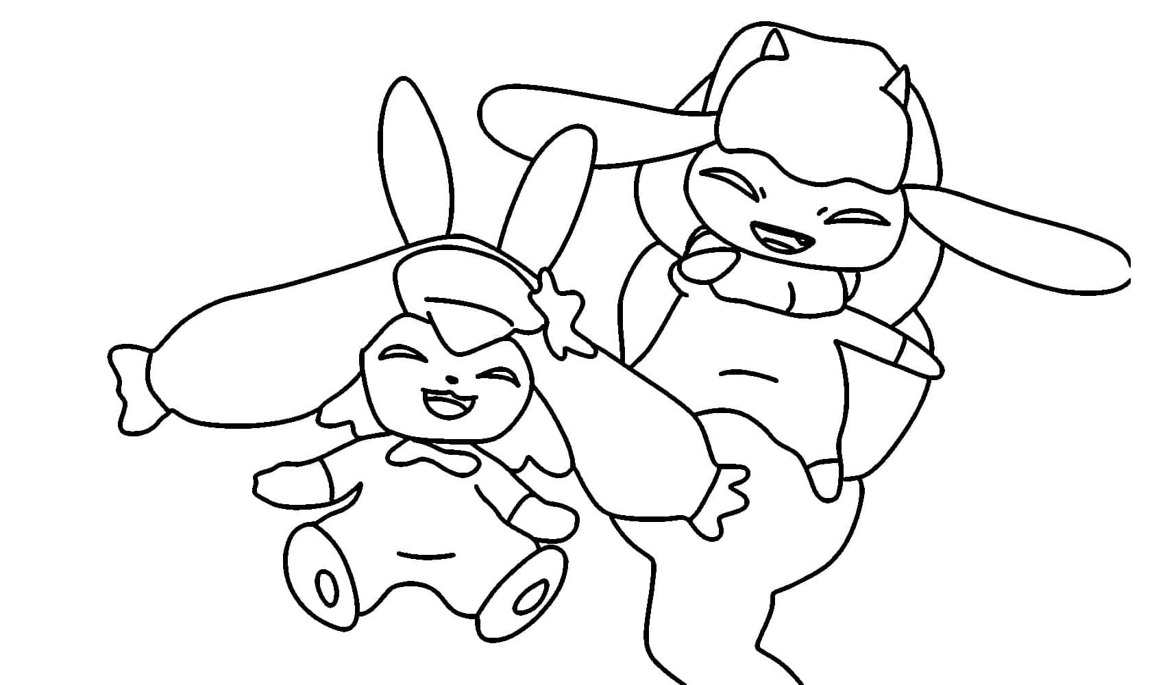 Palworld Libre Coloring Pages