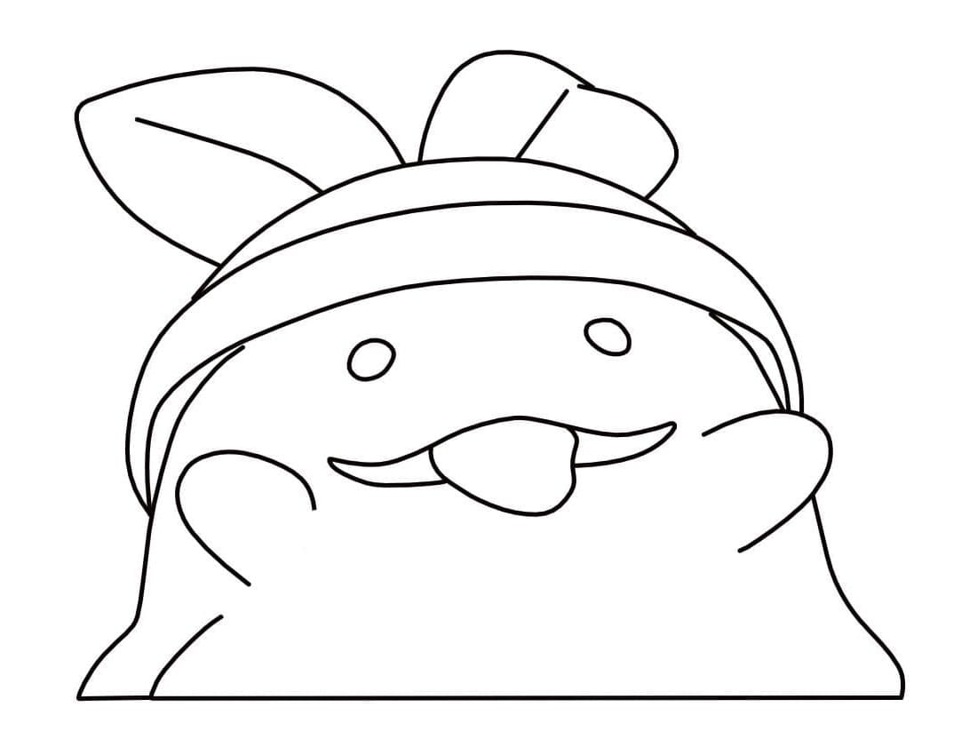 Palworld's Gumoss Partner Coloring Pages