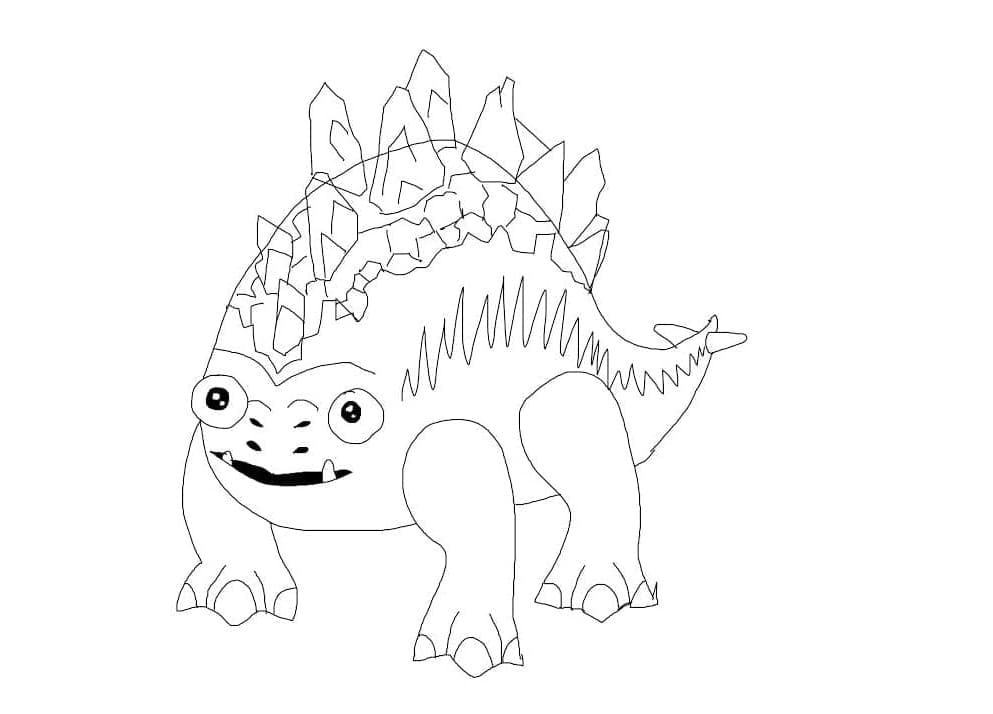 Pats Stogg from My Singing Monsters Coloring Page