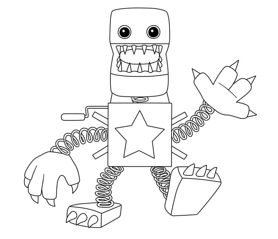 Playtime Boxy Buddy Coloring Page