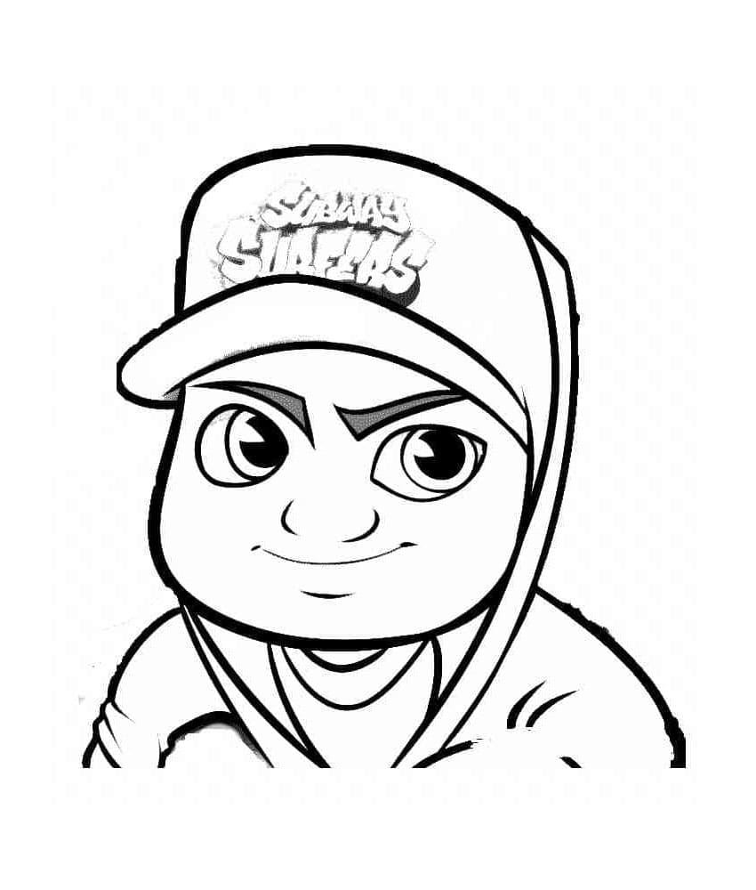 Printable Subway Surfers Sheets Coloring Page