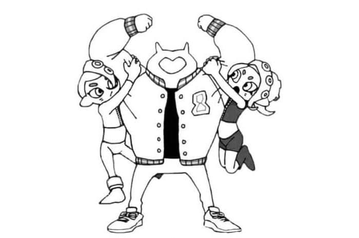 Protector Sibling Coloring Page