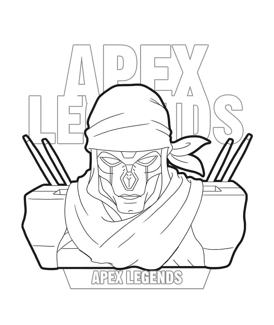 Revenant from Apex Legends Free For kids Coloring Page