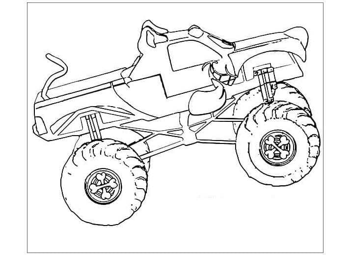 Scooby Monster Free For Kids Coloring Page