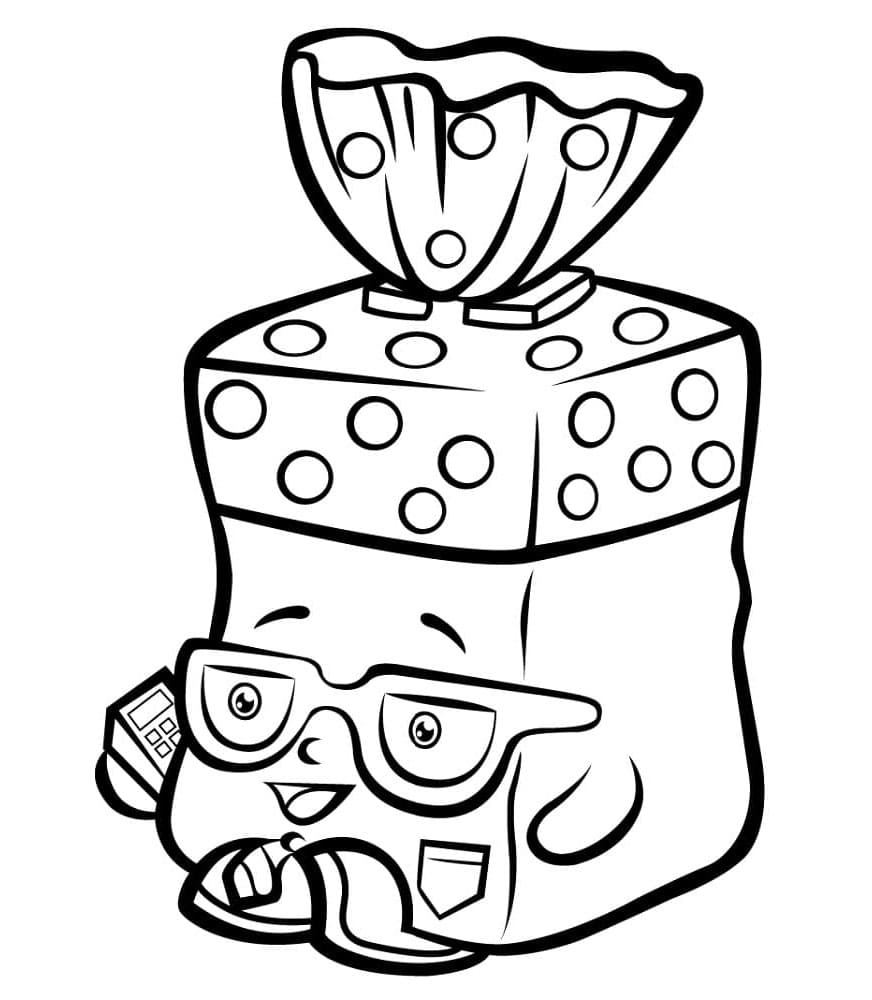 Shopkins Bakery Adventures Coloring Page