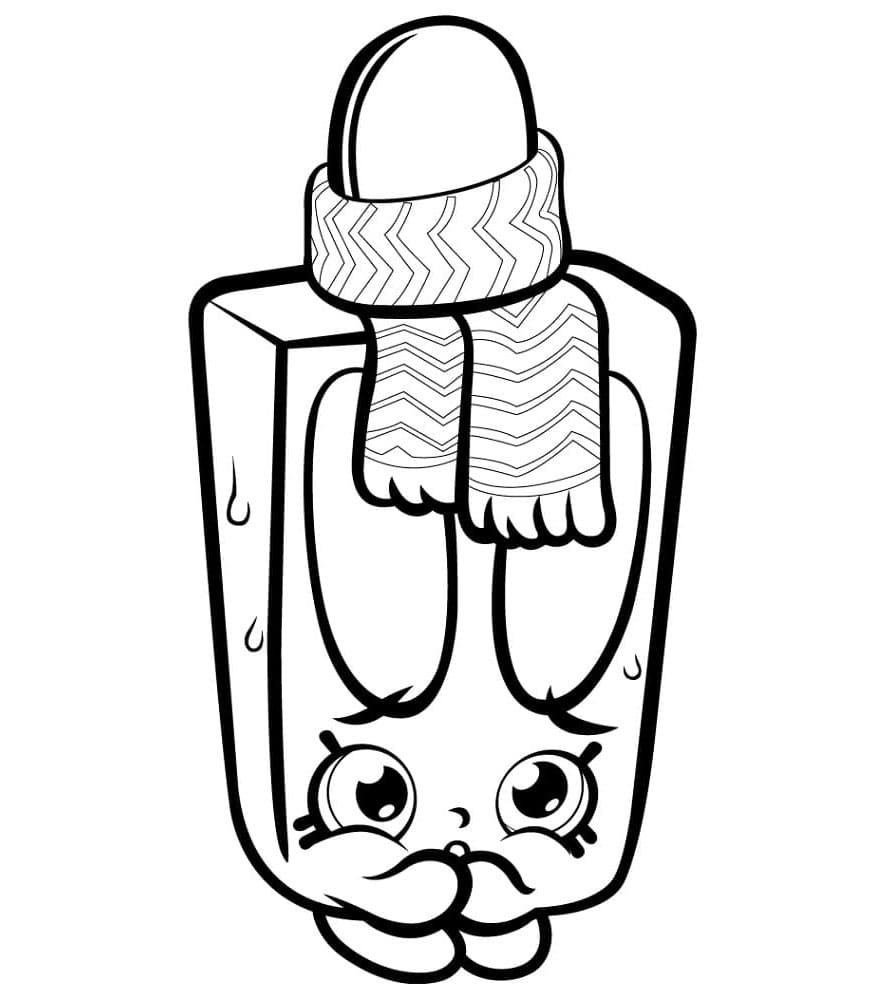 Shopkins Frosty Adventures Coloring Page