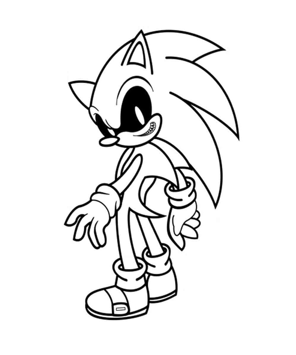 Sonic Exe Printables Galore Coloring Page