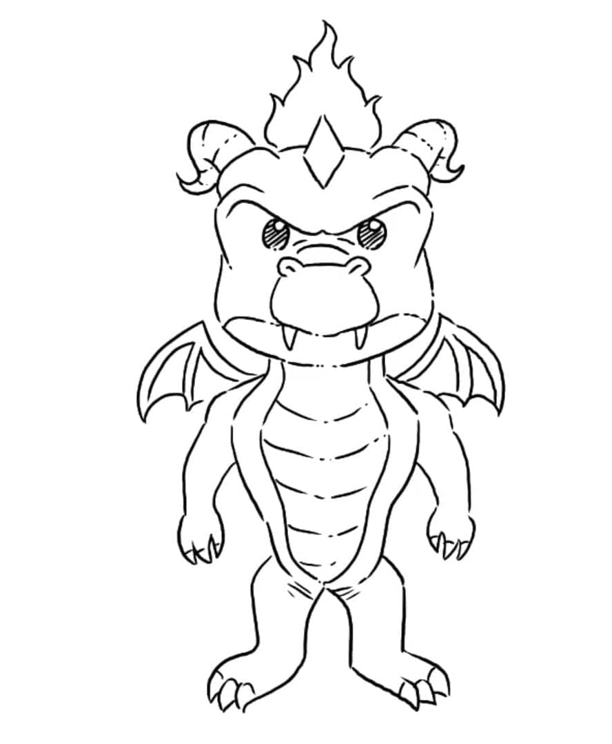 Stumble Guys Flaming Fury Coloring Page