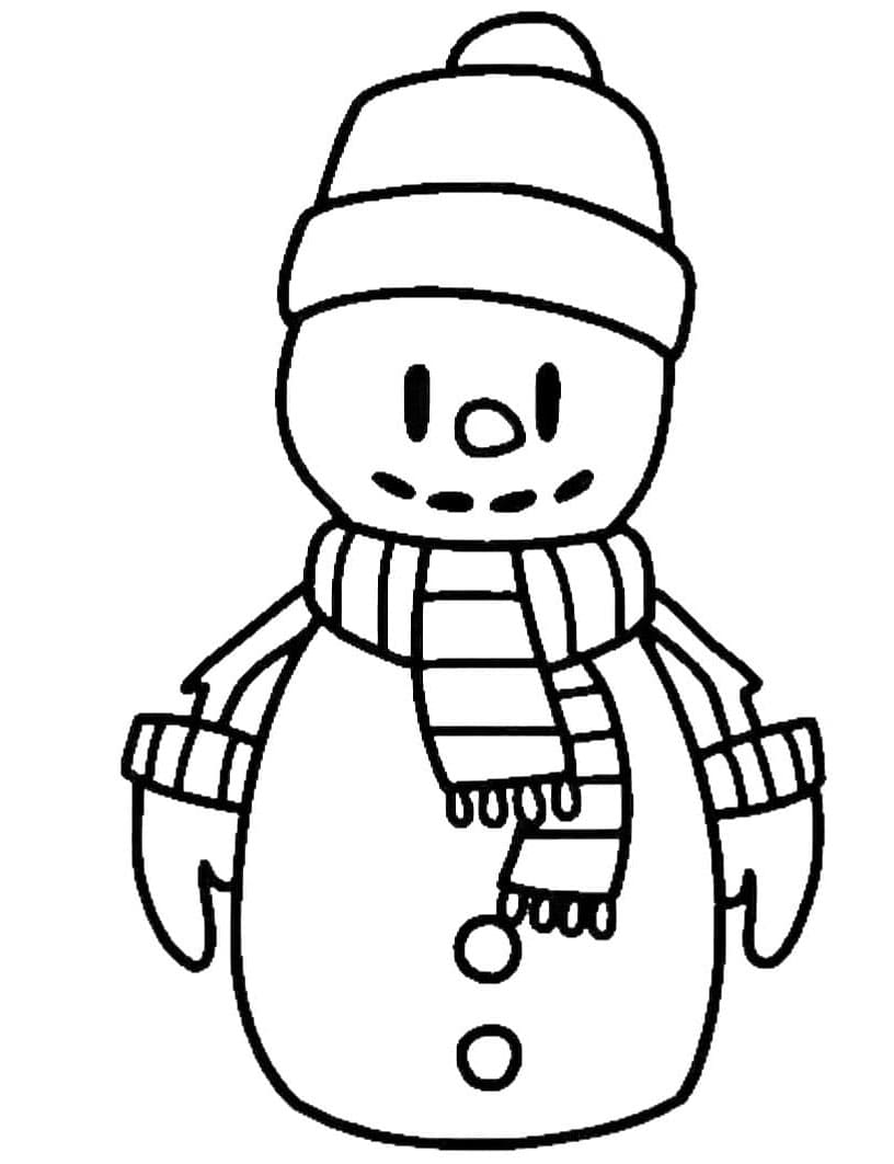 Stumble Guys Frosty Chaos Coloring Page