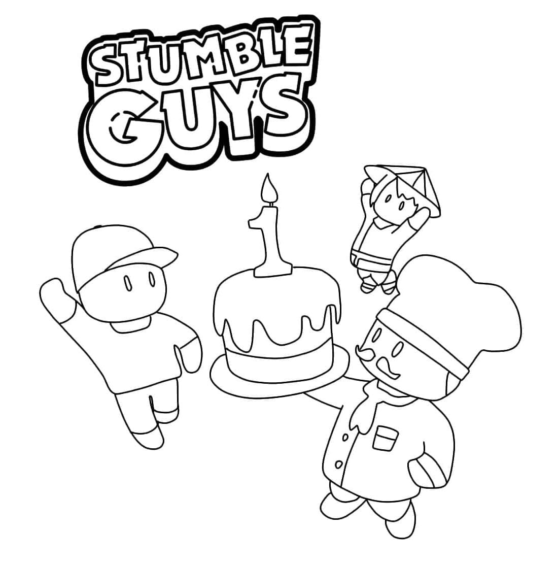 Stumble Guys Coloring Pages