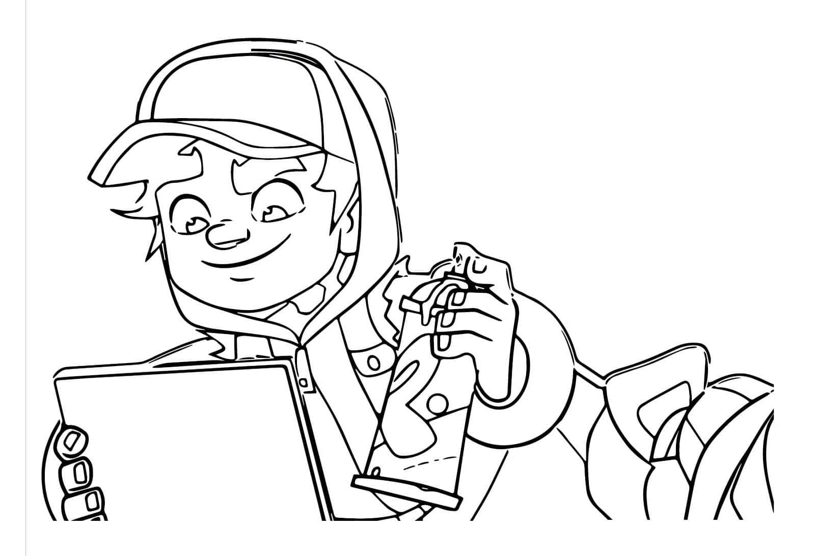 Subway Surfers Coloring Sheets Coloring Page