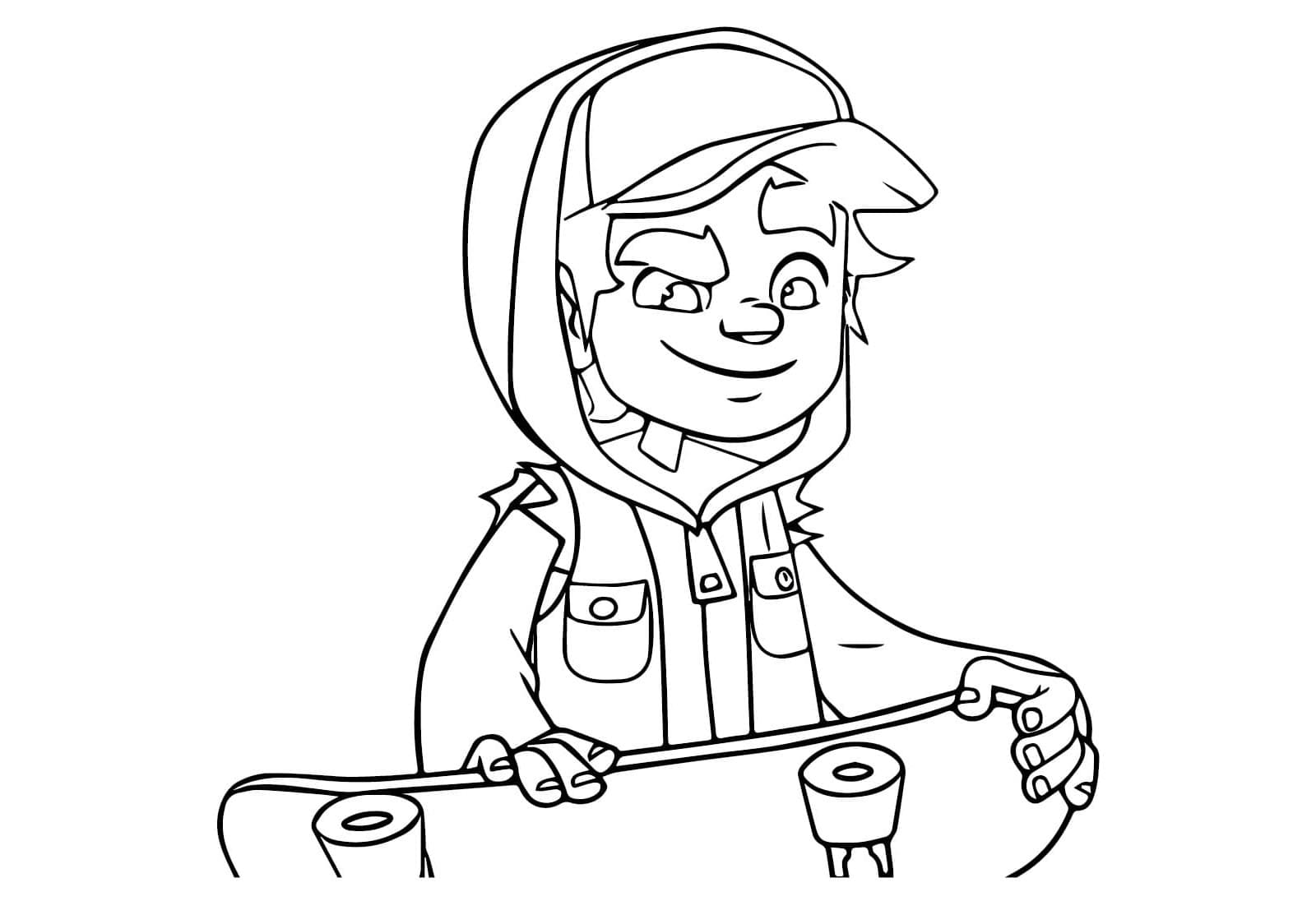 Subway Surfers Kids Printables Coloring Page