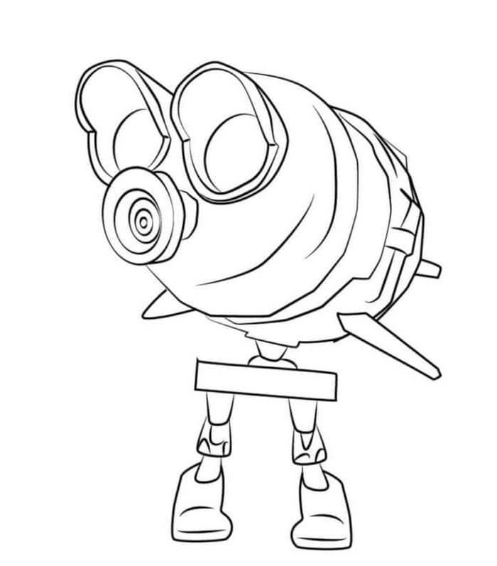 The Strange Bipedal Creature Coloring Page