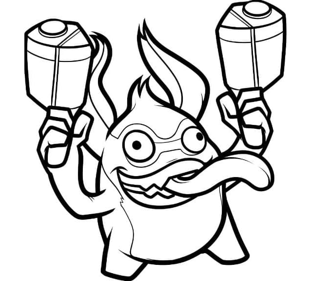 Trigger Skylanders Free For Kids Coloring Page