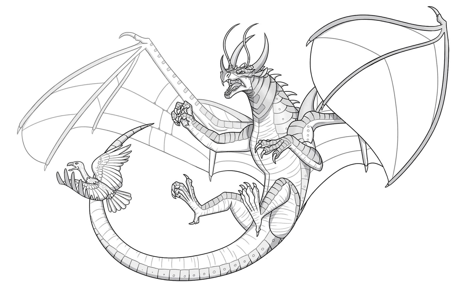 Vibrant Dragon Beetlewing Blaze Coloring Page