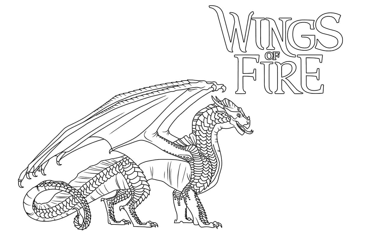 Wings of Fire Desert Mirage Coloring Page