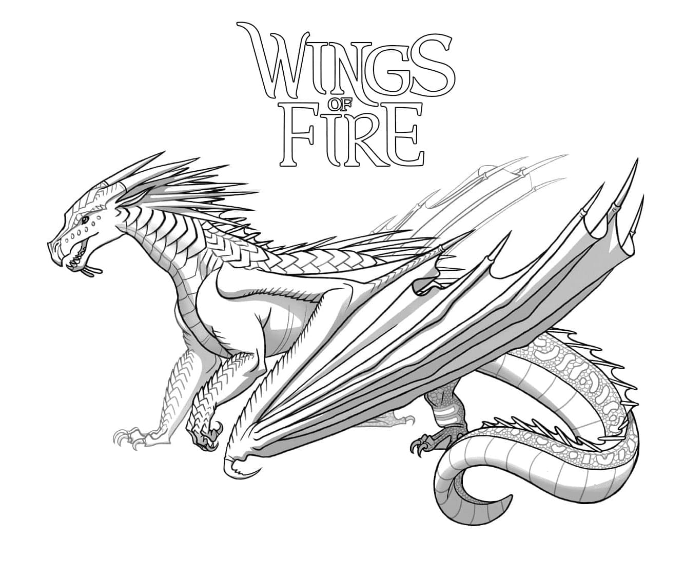 Wings of Fire Coloring Pages