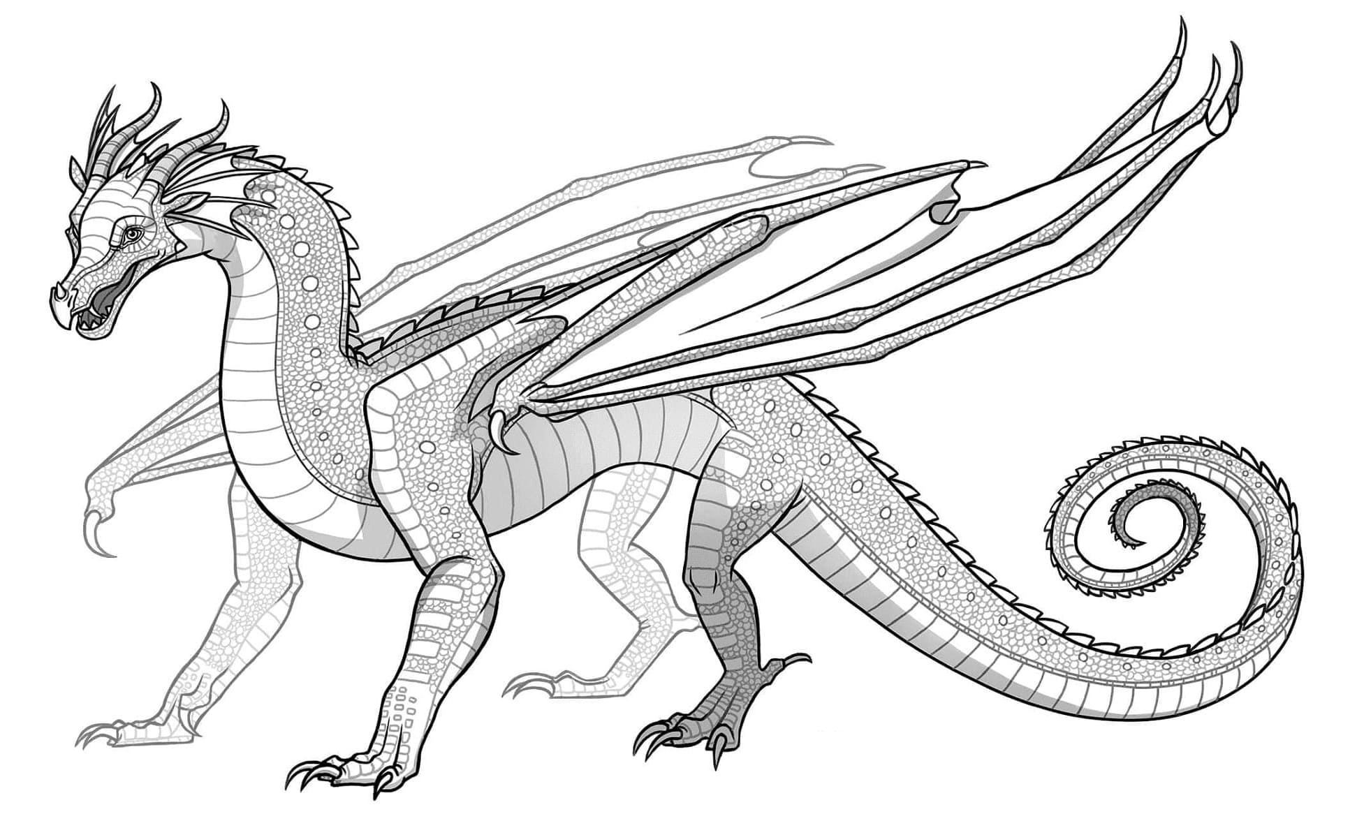 Wings of Fire Radiant Jewel Coloring Page