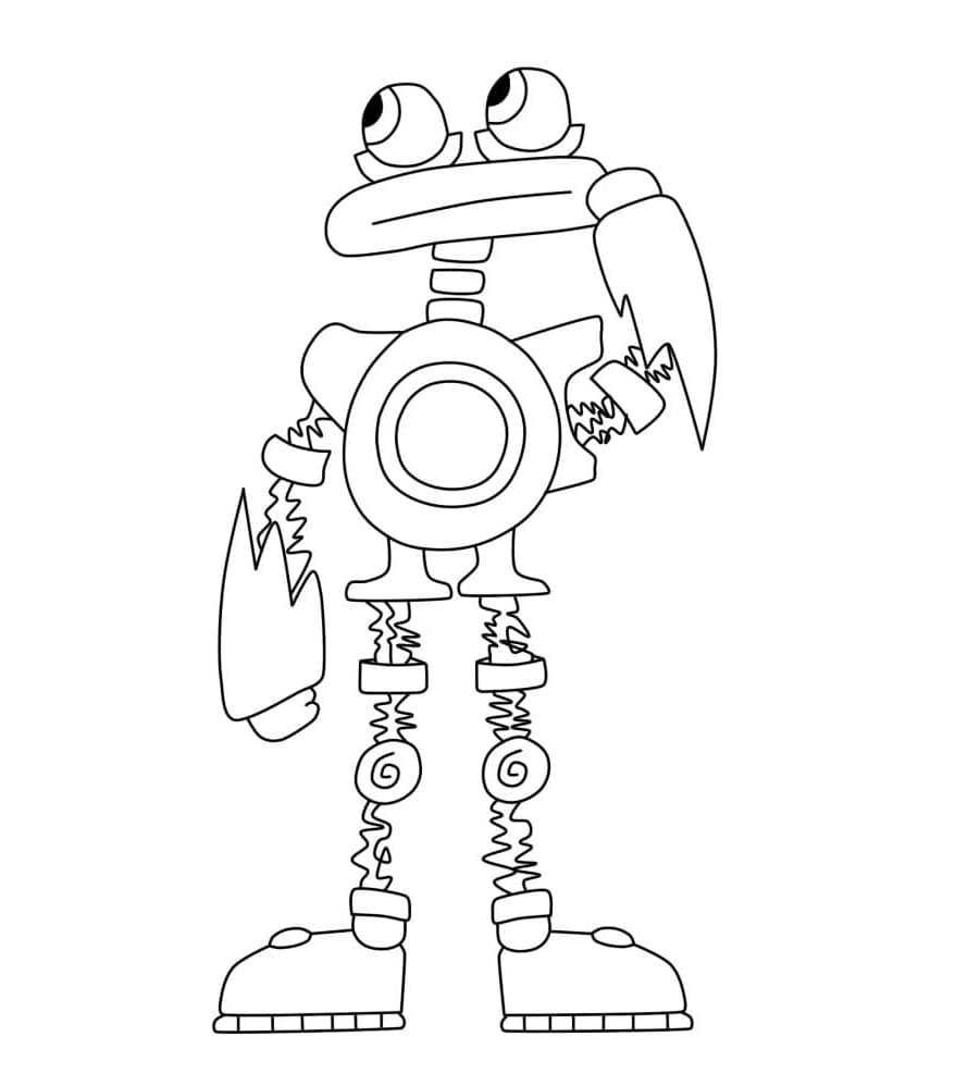 Wubbox Fun Coloring Page